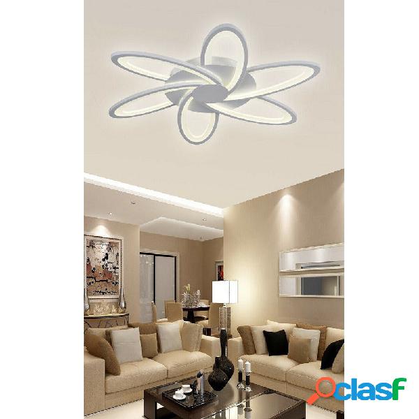 PLAFONIERA LED 59W LAMPADA MODERNA BIANCA A LUCE FREDDA