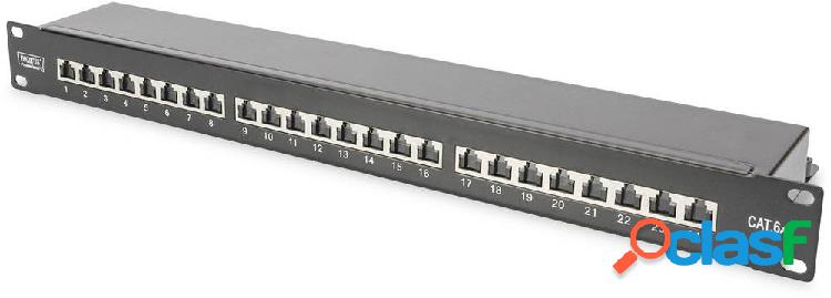 Patchpanel di rete Digitus 24 Porte CAT 6A, CAT 6A/7 1 U