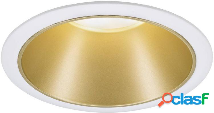 Paulmann 93396 Lampada LED da incasso Bianco opaco, Oro