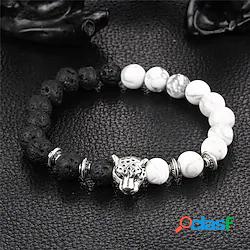 Per donna Onice Braccialetto con perline Bracciale Yin Yang