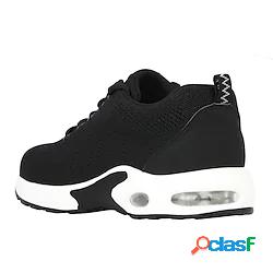 Per donna scarpe da ginnastica Taglie forti Lacci Piatto