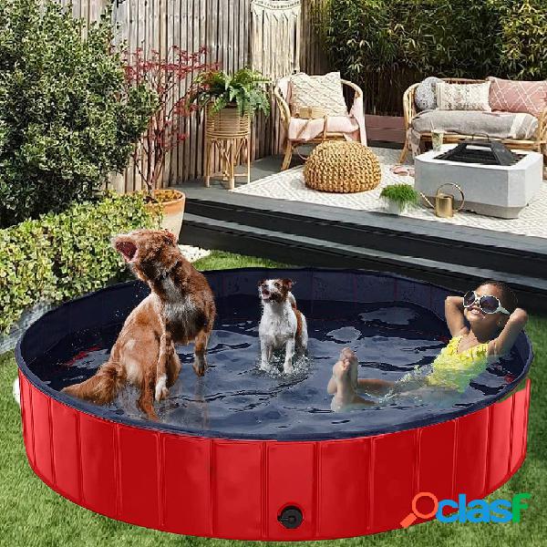 Piscina portatile pieghevole per vasca da bagno per animali