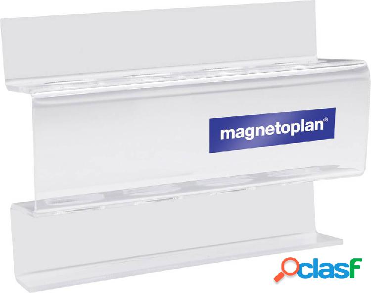 Portapenne magnetico Magnetoplan 16712 Trasparente 16712