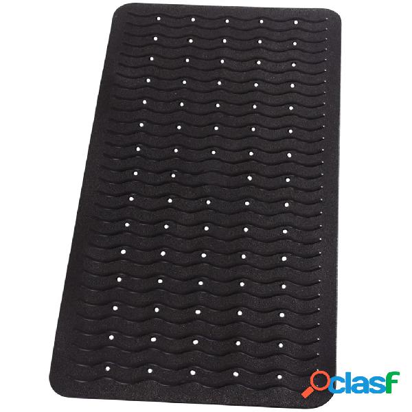 RIDDER Tappetino da Bagno Antiscivolo Playa 80x38 cm Nero