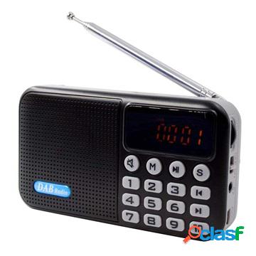 Radio Portatile Bluetooth DAB con Display LCD