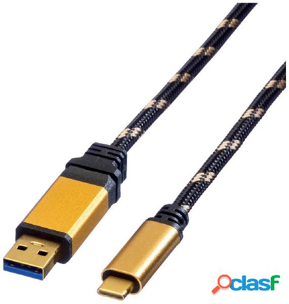 Roline Cavo USB USB 3.2 Gen1 (USB 3.0) Spina USB-A, Spina