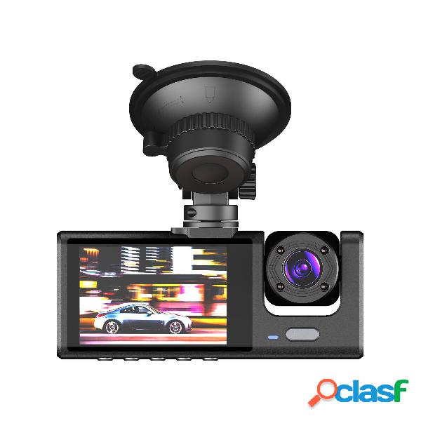 S1 2 Inch Dash Cam 3-way HD 1080P Three-lens Parking Monitor