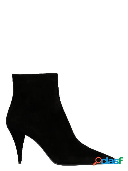SAINT LAURENT STIVALETTI DONNA 582119C20001000 CAMOSCIO NERO