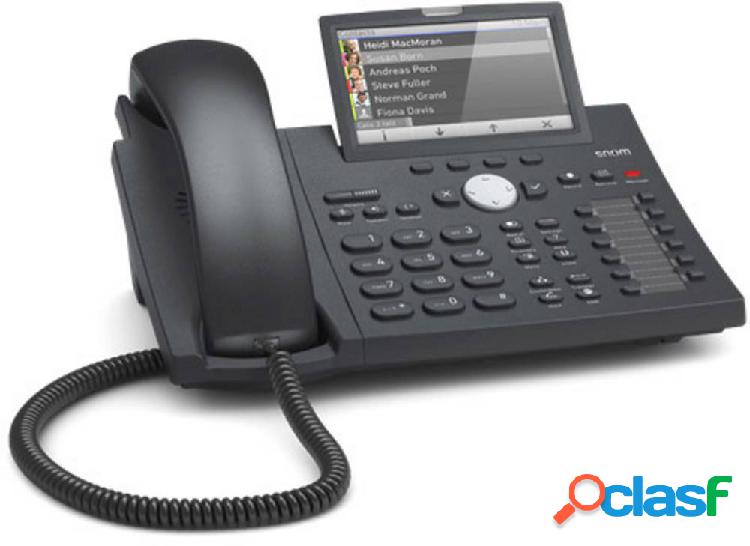 SNOM D375 Sistema telefonico VoIP Vivavoce, Collegamento