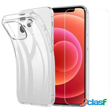 Saii 2-in-1 Cover in TPU con Proteggi Schermo per iPhone 13