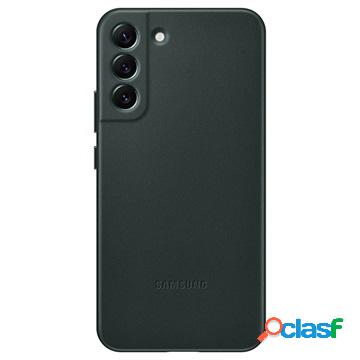 Samsung Galaxy S22+ 5G Cover in Pelle EF-VS906LGEGWW - Verde