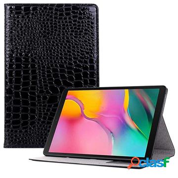Samsung Galaxy Tab S5e Folio Case - Crocodile - Black