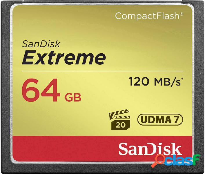SanDisk Extreme® Scheda CF 64 GB