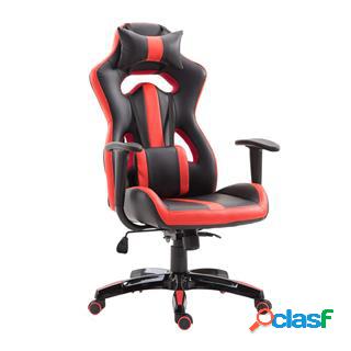 Sedia Gaming TIMBI, Con Cuscino Lombare e Cervicale, in