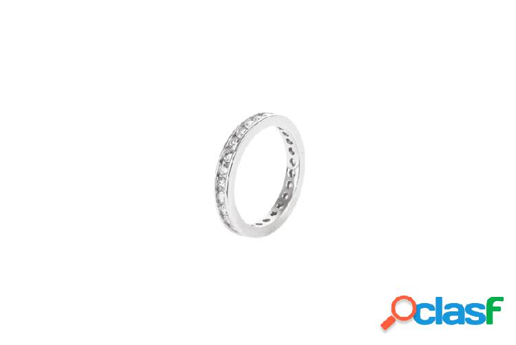 Selezione Zanolli Anello argento con zirconi bianchi argento