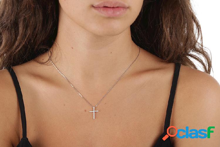 Selezione Zanolli Collana oro 750‰ con croce e diamante