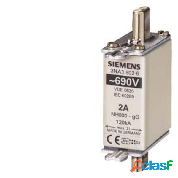 Siemens 3NA38046 Inserto fusibile Misura fusibile = 0 4 A