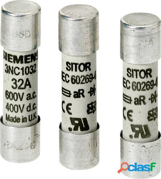Siemens 3NC1010 Inserto fusibile a cilindro 10 A 600 V 1 pz.