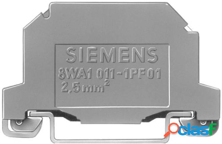 Siemens 8WA10111PF11 Morsetto passante A vite Verde-Giallo
