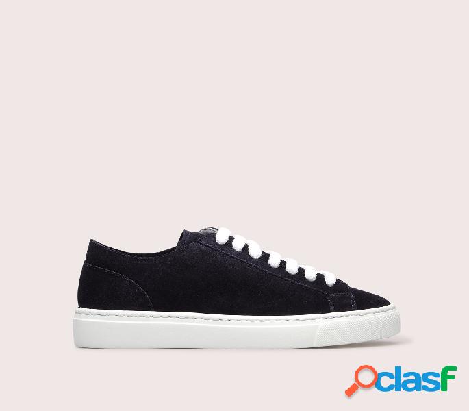 Sneakers in suede Blu 39_D