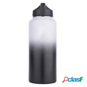 Stainless Steel Vacuum Insulated Water Bottle - 1l - White /