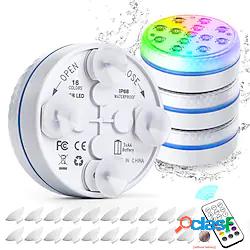 Submersible lights 13 leds pool pond light rgb with remote