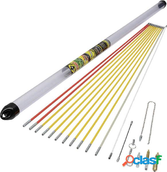 Super kit di aste per tendere i cavi MightyRod PRO 12 m