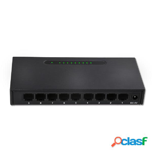 Switch Ethernet a 9 porte 100M RJ45 Hub cavo di rete
