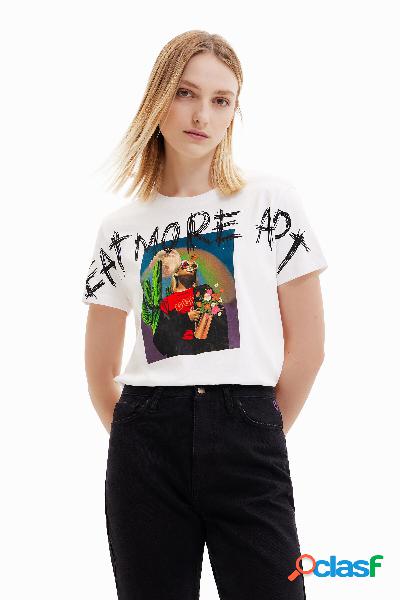 T-shirt artistica "Eat More Art"