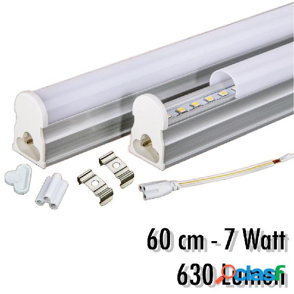 TUBO T5 NEON LED 7 W WATT 60 CM 630 LUMEN PER USO INTERNO