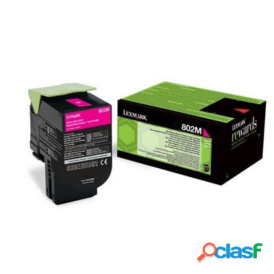 Toner Lexmark 80C20ME originale MAGENTA