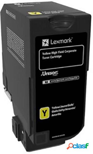 Toner Lexmark 84C2HYE Originale 84C2HYE Giallo 16000 pagine