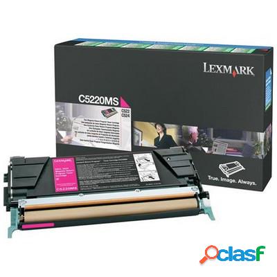 Toner Lexmark C5220MS originale MAGENTA