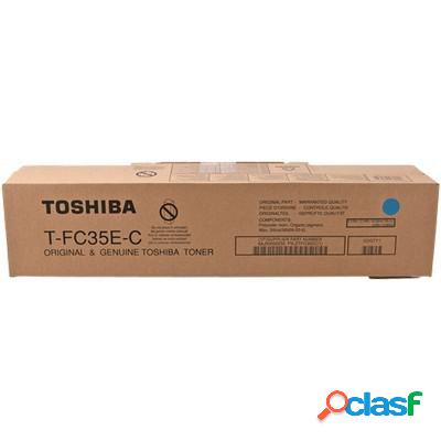 Toner Toshiba 6AJ00000050 T-FC35EC originale CIANO