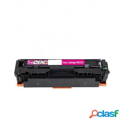 Toner compatibile Hp W2033XNC 415X SENZA CHIP MAGENTA