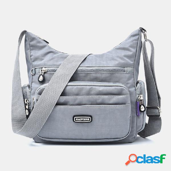Tracolla casual multi-tasca impermeabile Borsa per donna
