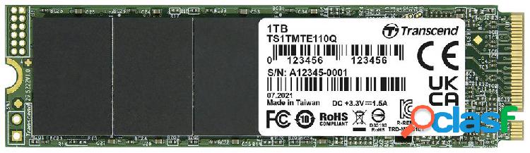 Transcend 110Q 1 TB SSD interno NVMe/PCIe M.2 PCIe NVMe 3.0
