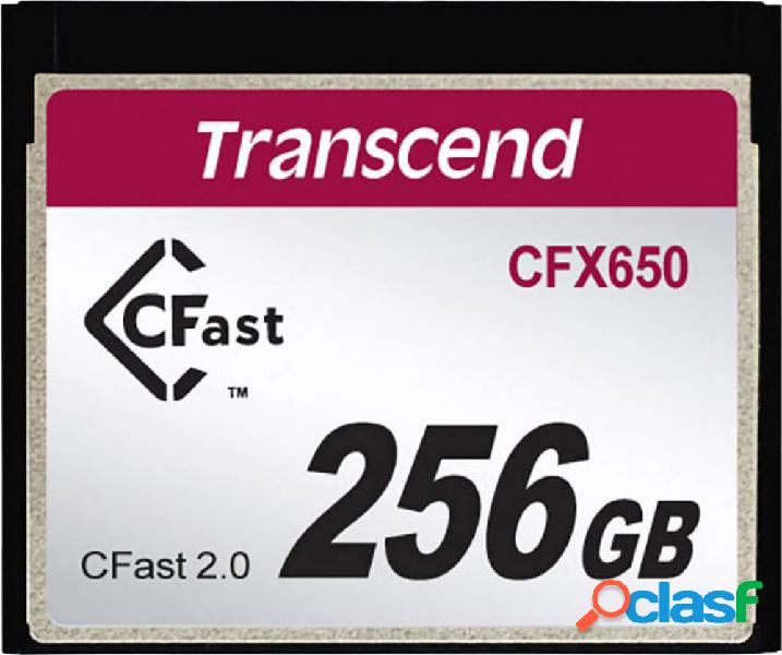 Transcend CFX650 Scheda CFast 256 GB