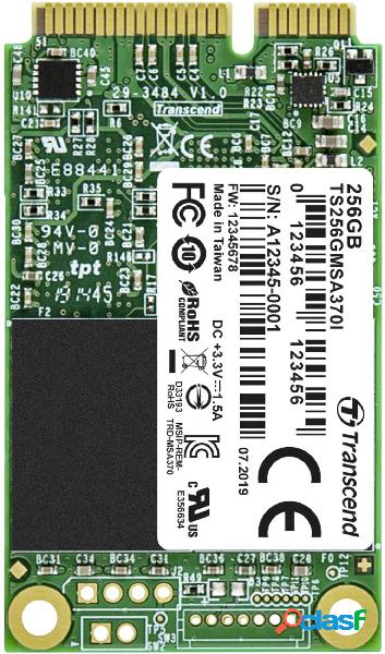 Transcend MSA370I 256 GB Memoria SSD interna mSATA SATA 6