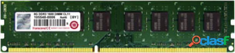 Transcend Modulo di memoria PC DDR3 4 GB 1 x 4 GB Non-ECC