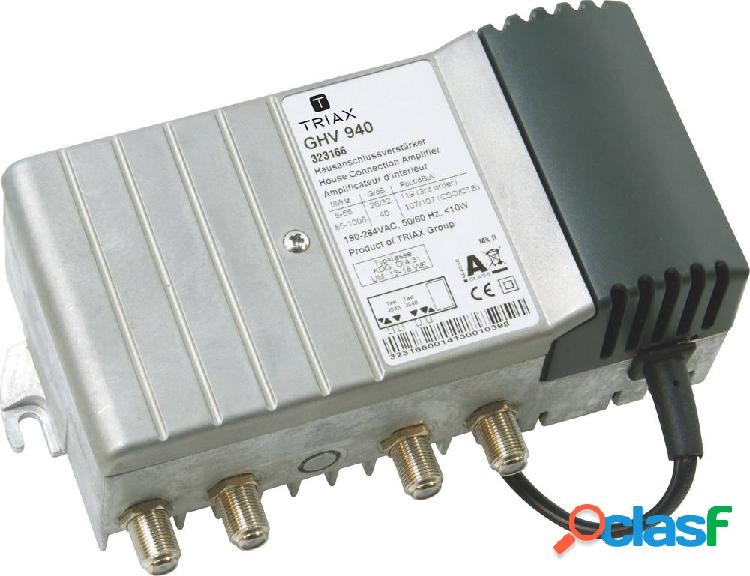 Triax GHV 940 Amplificatore per TV via cavo 8 vie 40 dB