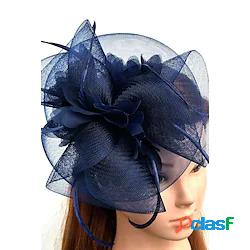 Tulle / Pelle / A rete fascinators / berretto / Copricapo