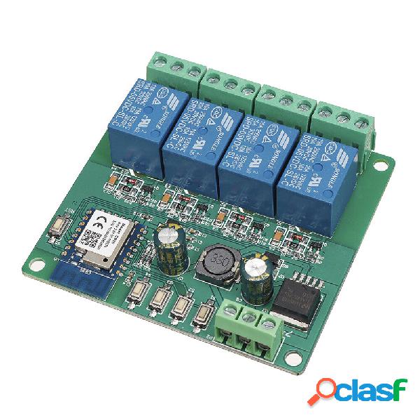 Tuya DC 5V/7-28V10A 4CH WiFi remoto Modulo Relè Mobile APP