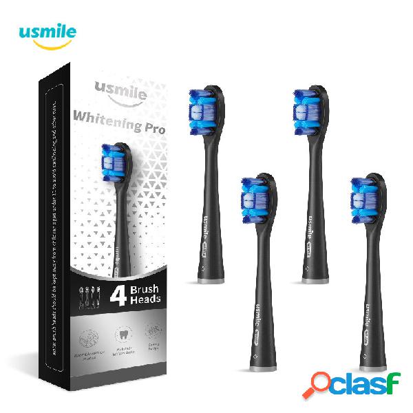 USMILE 4PCS Diamond Series Electric Toothbrush Replacement