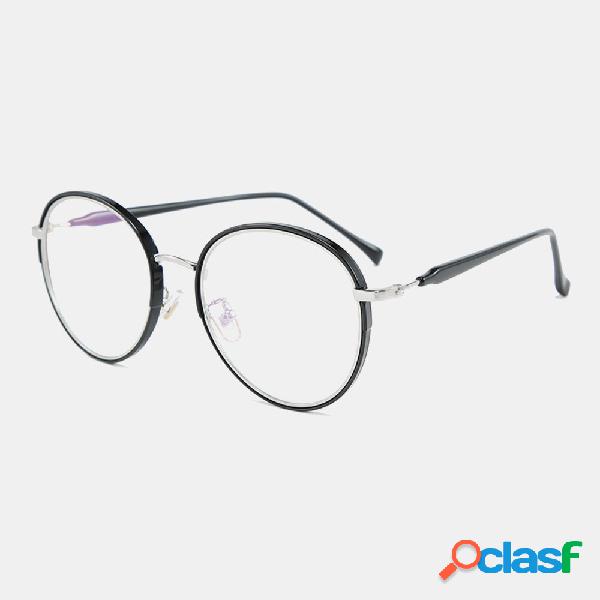 Unisex Fashion Metal Big Frame Round Frame Occhiali Casual