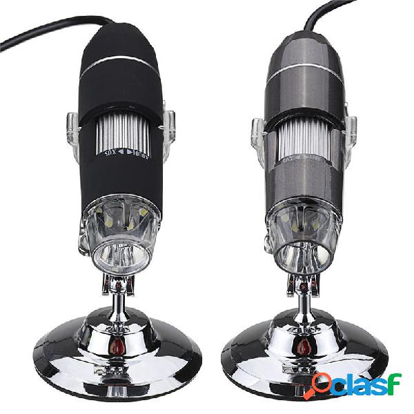Video lente dingrandimento microscopio digitale a 8 led 0,3