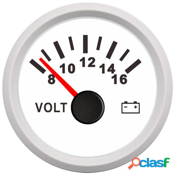 Volt Meter Gauge 8-16 Volt Voltmetro marino per caravan