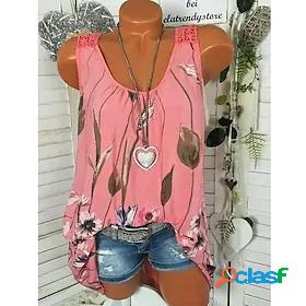 Womens Camisole Tank Top Camis Floral V Neck Basic Casual
