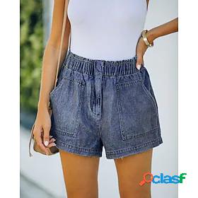 Womens Casual / Sporty Athleisure Side Pockets Elastic Waist