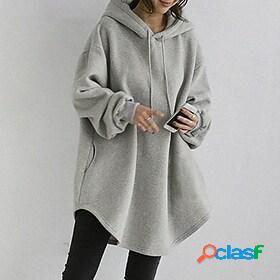Women's Coat Hoodied Jacket Spring Summer Street Daily Going